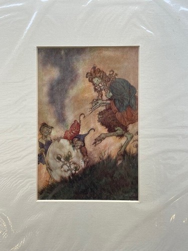 Original vintage matted print - vintage,