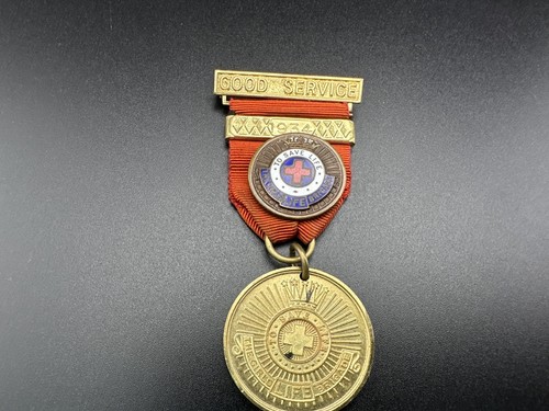1934 girls life brigade medal - girls,