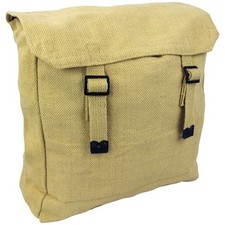 HIGHLANDER LARGE WEB BACKPACK HIKING COTTON CANVAS PACK TRAVEL RUCKSACK BEIGE