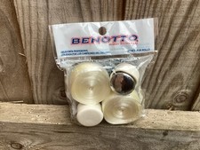 NOS Benotto Original Handlebar Tape (2 Rolls) & Bar Ends NOS 2.5m Pearl White