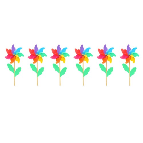 6pcs children wooden pole - 6pcs,