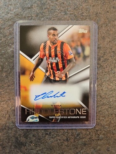 Tom huddlestone auto topps - huddlestone,