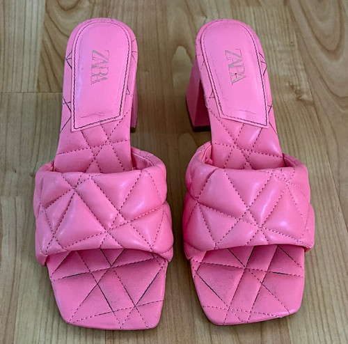 Zara women pink quilted - zara, women’s