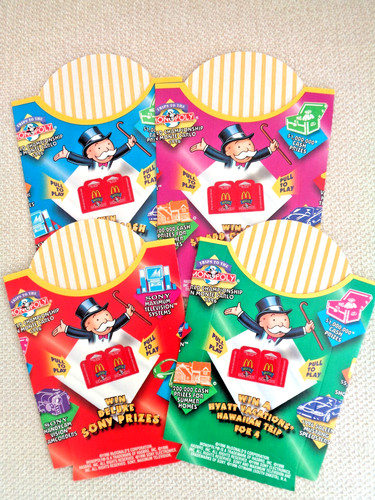 Mcdonald 1996 monopoly - mcdonald's,