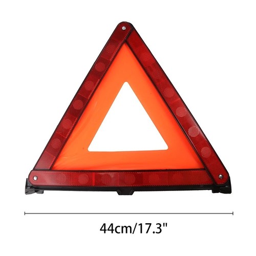 Reflective road hazard warning - road,