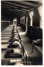 Sleeping Hut, Seasalter Camp (Whitstable) old photographic postcard