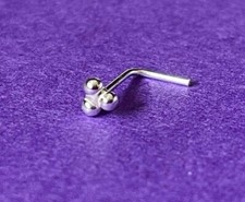 Trinity design nose stud
