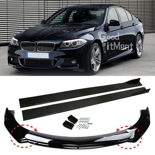 Gloss front bumper spoiler lip - gloss,