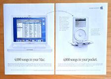 APPLE iBOOK iPOD & iTUNES 3 VINTAGE UK 2 PAGE MAGAZINE ADVERT ORIGINAL iPOD