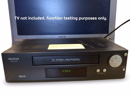 Matsui vx1230 vhs vcr video - vhs,