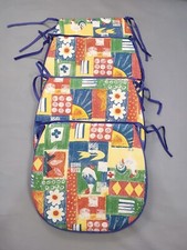 Vintage Seat Pads Cushions Patio Furniture Country Farmhouse Chickens Ercol