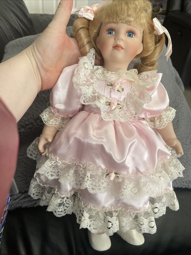 Vintage porcelain doll - doll, 16