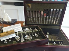 Arthur Price Silver Plated Cutlery Set 63 Pieces