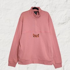 HUF Mockneck Jumper Pink Dusty