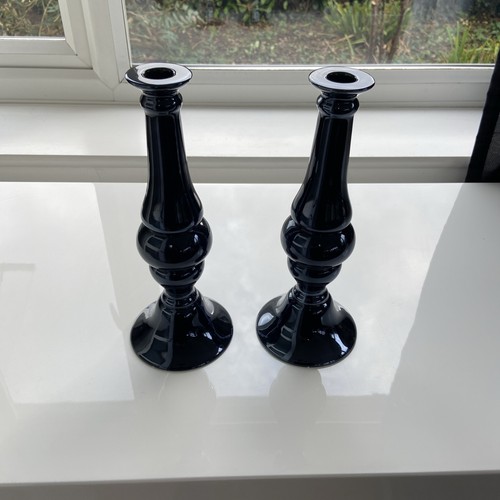 Candlestick dark blue - dark,