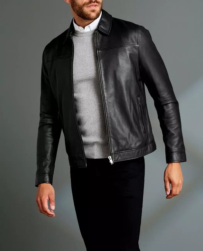 Authentic men black leather - authentic,