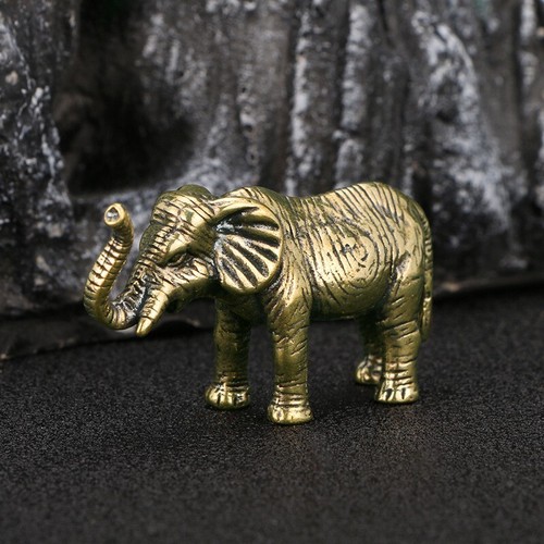 Antique brass elephant - antique,