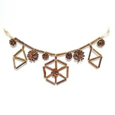 Blackberry Chew Sticks & Pine Cones Garland Hanging Fun Toy Rabbits Guinea Pigs