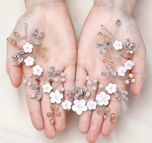 Bridal wedding hair vines - bridal,
