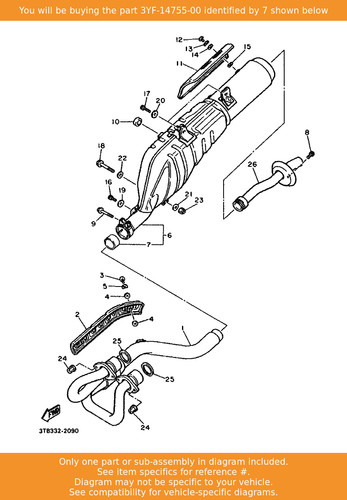 Yamaha gasket silencer - gasket,,