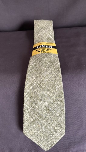 Lochcarron linen wool tie - linen,