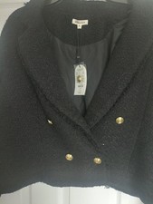 Monsoon Womens Cropped Bouclé