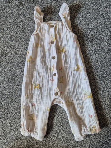 Cream lion king romper - 3-6,