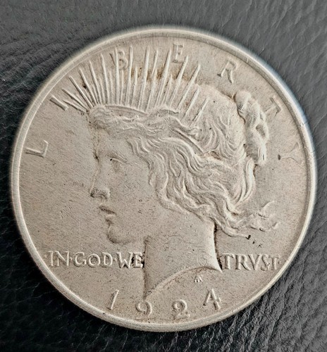 Usa 1924 silver peace dollar - peace,