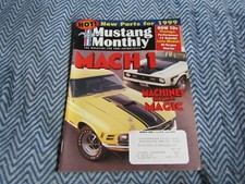 MUSTANG MONTHLY MAGAZINE MARCH