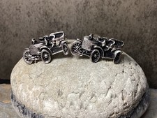 Vintage Classic Car Open Top Motor Cufflinks 