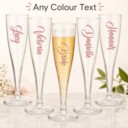 Personalised champagne flutes - personalised,