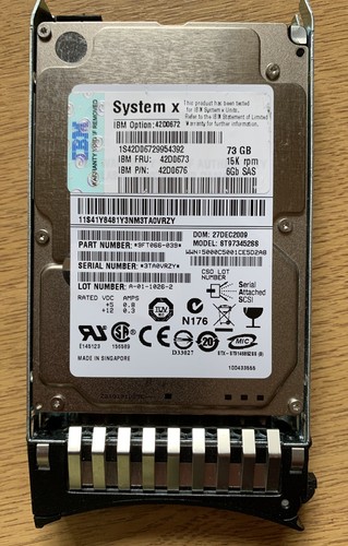 Ibm system 73gb 6gb - x,