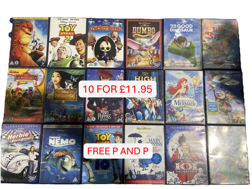 Disney dvd bundle - 10,