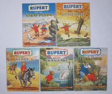 5 x Rupert Adventure Series Nos. 10-14. Paperbacks c.1951/2. Good Condition.