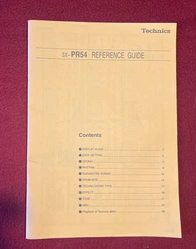 Technics pr54 digital piano - sx-pr54,