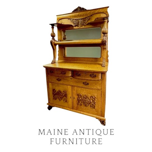Victorian carved oak - victorian,