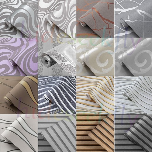 Silver grey damask - silver,