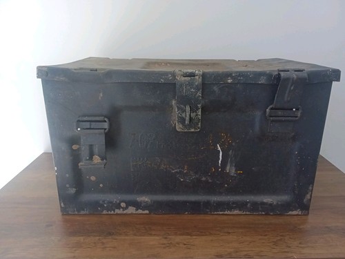 Vintage wwii era black metal - black,