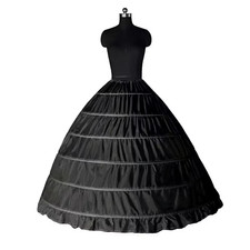 6 Hoop Crinoline Long Wedding