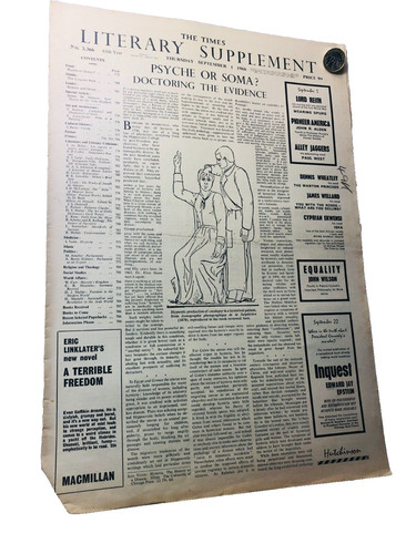 Newspaper the times literary - newspaper,