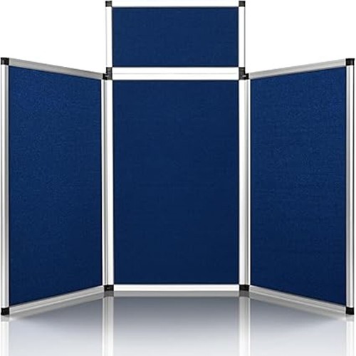 Folding table top display tri - display,