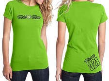 MOTO MOM LIME GREEN T SHIRT