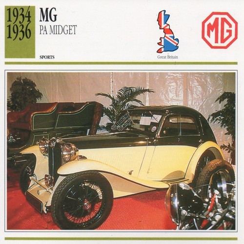 1934 1936 midget - mg, pa