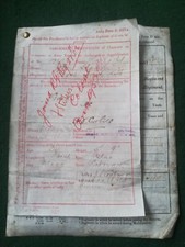 1897 Enlistment Papers, L/Cpl John Shanks Royal Irish Rifles Magilligan Camp.