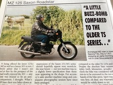 MZ SAXON 125 301 MOTORCYCLE ARTICLE lot 2