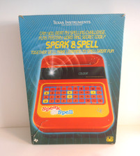 Original Empty Retail Packaging Box For A Speak & Spell Game c.Late 1980's