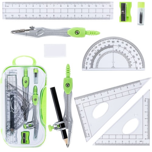 Pieces math geometry kit - 10,