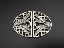 Vintage Sterling Silver Nurses Buckle Belt Buckle 1982