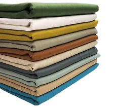 Pure Linen Natural 100% Fabric Material Flax 140cm Wide Per Meter Dressmaking