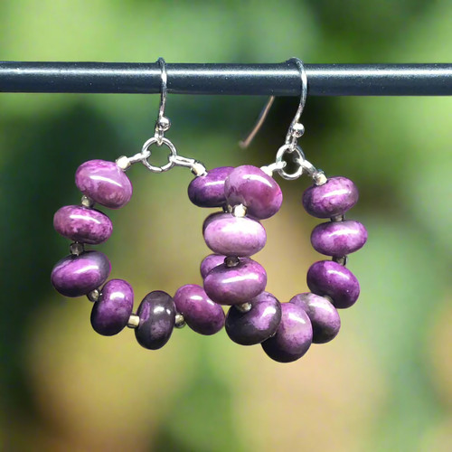 Handmade purple knobbly
